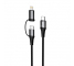 Cablu Incarcare USB-C - Lightning / USB-C Dudao L20, 60W, 1m, Gri