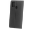 Husa Piele OEM Smart Skin pentru Motorola Moto G9 Play, Neagra