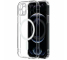 Husa MagSafe pentru Apple iPhone 12 Pro, OEM, Magnetic, Transparenta