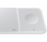 Incarcator Retea Wireless Samsung Duo EP-P4300, Quick Charge, 9W, Alb EP-P4300BWEGEU