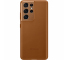 Husa Piele Samsung Galaxy S21 Ultra 5G, Leather Cover, Maro EF-VG998LAEGWW