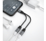 Adaptor Audio Lightning - Lightning / Lightning XO Design NBR160A, Negru