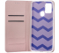 Husa Piele Ecologica OEM Smart Skin pentru Samsung Galaxy M51, Roz Aurie