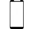Folie Protectie Ecran OEM pentru Motorola Moto E6 Play, Sticla securizata, Full Face, Full Glue, 9D, Neagra