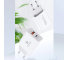 Incarcator Retea USB Floveme Travel, 1 X USB - 1 x USB Type-C, Quick Charge, 18W, Alb