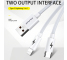 Cablu Incarcare USB-A - Lightning / USB-C Awei CL-79, 40W, 1.2m, Alb