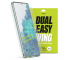 Folie Protectie Ecran Ringke Dual Easy pentru Samsung Galaxy S20 FE G780 / Samsung Galaxy S20 FE 5G G781, Plastic, Full Face, Set 2 Bucati DWSG0014