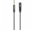 Cablu Audio 3.5 mm la 3.5 mm Dudao L11S, AUX, Tata - Mama, TRRS, 1 m, Negru