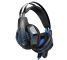 Casti Gaming HOCO W102 Cool, cu microfon, 3.5 mm, USB, Negre Albastre