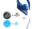 Casti Bluetooth Panasonic RP-BTS35E-A, Sport, cu microfon, Albastra