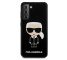 Husa TPU Karl Lagerfeld Iconik Full Body pentru Samsung Galaxy S21+ 5G, Neagra KLHCS21MSLFKBK