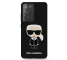 Husa TPU Karl Lagerfeld Iconik Full Body pentru Samsung Galaxy S21 Ultra 5G, Neagra KLHCS21LSLFKBK