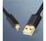 Cablu Date si Incarcare USB la MiniUSB UGREEN US132, 1.5 m, Negru