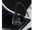 Incarcator Auto cu cablu MicroUSB HOCO Z39, 2 X USB, Quick Charge, 18W, Negru