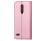 Husa Piele OEM Smart Magnetic pentru Huawei Y5p, Roz Aurie