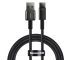 Cablu Date si Incarcare USB la USB Type-C Baseus Tungsten, 2 m, 66W, Negru CATWJ-C01 
