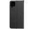 Husa Piele Forcell Luna Carbon pentru Samsung Galaxy A12 A125 / Samsung Galaxy M12, Neagra 
