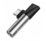 Adaptor Audio USB Type-C - USB Type-C / 3.5 mm Baseus L41, Argintiu CATL41-S1 