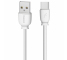 Cablu Date si Incarcare USB la USB Type-C Remax Suji RC-134a, 1 m, 2.1A, Alb 