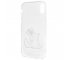Husa Plastic Karl Lagerfeld Choupette Fun pentru Apple iPhone X / Apple iPhone XS, Transparenta KLHCPXCFNRC 