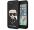 Husa TPU Karl Lagerfeld Ikonik pentru Apple iPhone 7 Plus / Apple iPhone 8 Plus, Neagra KLHCI8LIKPUBK 