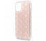 Husa Plastic - TPU Guess 4G Peony Glitter pentru Apple iPhone 11 Pro, Roz GUHCN58TPERG 