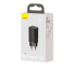 Incarcator Retea USB Baseus GaN2 Lite, Quick Charge, 1 X USB - 1 X USB Type-C, Negru CCGAN2L-B01 