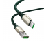 Cablu Date si Incarcare USB la USB Type-C Baseus Cafule, 1 m, 5A, Verde CATKLF-VA06 