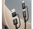 Cablu Date si Incarcare USB-C / USB-A - USB-C / Lightning Joyroom S-1230G3, 60W, 1.2m, Negru