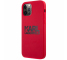 Husa TPU Karl Lagerfeld pentru Apple iPhone 12 Pro Max, Stack Black Logo, Rosie KLHCP12LSLKLRE 