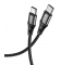 Cablu Date si Incarcare USB-C - USB-C HOCO Exquisito X50, 100W, 1m, Negru