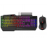 Kit Tastatura Mouse Wired USB HAVIT KB852CM GameNote, Gaming, RGB, Negru 