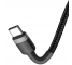 Cablu Date si Incarcare USB-C - USB-C Baseus Cafule, 60W, 2m, Negru CATKLF-HG1