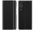 Husa Textil OEM Sleep Case pentru Samsung Galaxy A32 5G A326, Neagra 