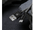 Cablu Date si Incarcare USB la MicroUSB DUX DUCIS K-ONE Series, 3 m, 2.1A, Negru 