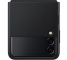 Husa Piele Samsung Galaxy Z Flip3 5G, Leather Cover, Neagra EF-VF711LBEGWW 