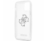 Husa Plastic - TPU Guess Big 4G Logo Silver pentru Apple iPhone 12 Pro Max, Transparenta GUHCP12LKS4GSI 
