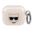 Husa Protectie Casti Karl Lagerfeld Glitter Choupette Head pentru Apple AirPods 3, Aurie KLA3UCHGD 