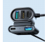 Incarcator Auto Statie USB Joyroom JR-CL05, Quick Charge, 72W, 3 x USB - 2 x USB Type-C, Negru 