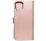 Husa Piele Forcell MEZZO pentru Samsung Galaxy A22 LTE, Tree rose, Roz 