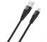 Cablu Date si Incarcare USB la MicroUSB Borofone Pineapple BU10, 1.2 m, 2.4A, Negru 