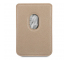 Portofel MagSafe pentru Apple iPhone 12 / 13 / 14 Series, Guess, Saffiano Metal Logo, Auriu GUWMSSASLGO