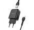 Incarcator Retea cu cablu Lightning HOCO N2, 1 X USB, 2.1A, Negru 