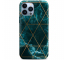 Husa TPU CaseGadget Sapphire Marble pentru Apple iPhone 13 Pro, Verde 