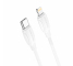 Cablu Date si Incarcare USB-C - Lightning Borofone BX19, 18W, 2m, Alb