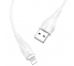 Cablu Date si Incarcare USB-A - Lightning Borofone Optimal BX18, 15W, 2m, Alb