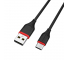 Cablu Date si Incarcare USB-A - USB-C Borofone Enjoy BX17, 18W, 1m, Negru