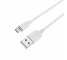 Cablu Date si Incarcare USB-A - microUSB Borofone BX14 LinkJet, 18W, 1m, Alb