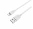 Cablu Date si Incarcare USB-A - Lightning Borofone BX14 LinkJet, 18W, 1m, Alb