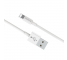 Cablu Date si Incarcare USB la Lightning Borofone Bloom BX22, 1 m, 2.4A, Alb 
